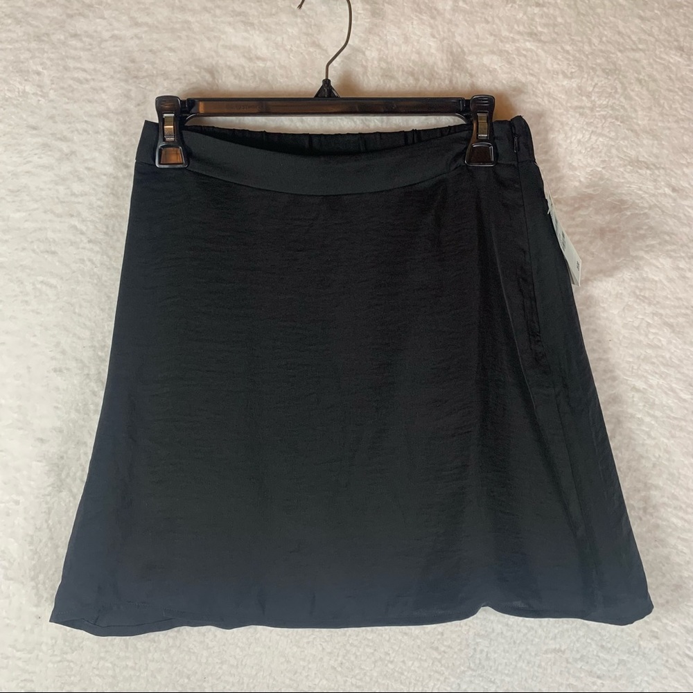 Bp Womens A‎ Line Skirt Black Heathered Mini Side Zipper S New. 
4678